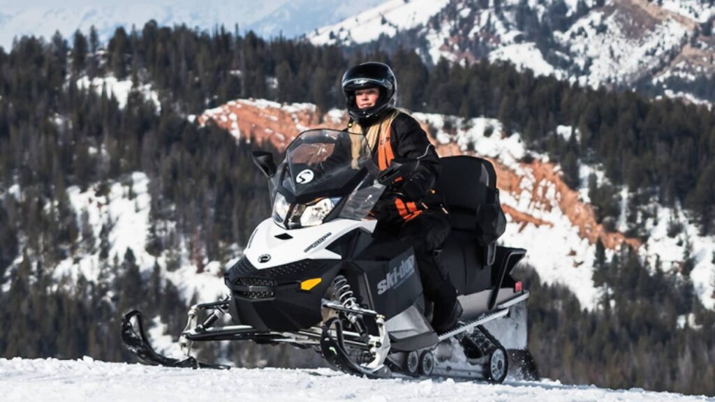 Snowmobiling